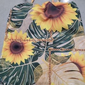 Sun flower body suit
